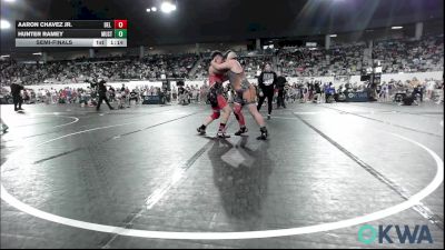 Semifinal - Aaron Chavez JR., Del City Little League vs Hunter Ramey, Mustang Bronco Wrestling Club