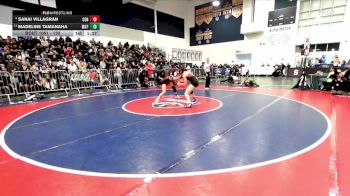 130 lbs Champ. Round 1 - Madeline Tamanaha, Mark Keppel vs Sanai Villagran, Centennial (Corona)