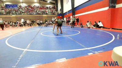 117 lbs Rr Rnd 5 - Amberlyn Bruce, Tulsa Blue T Panthers vs Kadence Rutherford, Grove Takedown Club