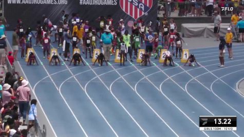 Youth Girls' 100m Championship, Semi-Finals 3 - Age 10