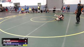 78 lbs 2nd Place Match - Ari Kaiser, Bethel Freestyle Wrestling Club vs Tell Keller, Soldotna Whalers Wrestling Club