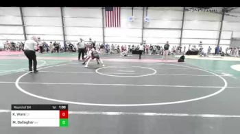 126 lbs Round Of 64 - Kaden Ware, CT vs Max Gallagher, NY