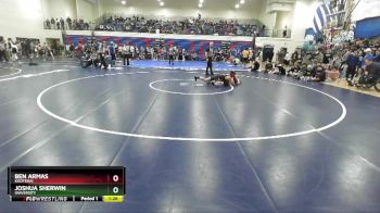 126 lbs Champ. Round 1 - Ben Armas, Kootenai vs Joshua Sherwin, University