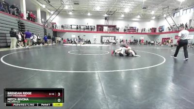 174 lbs Champ. Round 1 - Brendan Ridge, East Stroudsburg vs Mitch Bivona, Millersville