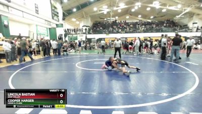95 lbs Cons. Semi - Cooper Harger, Lewis & Clark vs Lincoln Bastian, East Valley