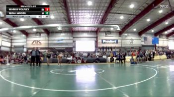 120 lbs 1st Place Match - Morris Wolfley, Moapa Valley vs Micah Woods, Virgin Valley