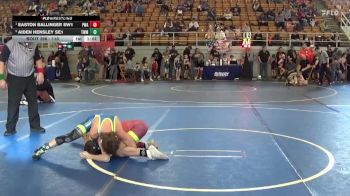 118 lbs 1st Place Match - Easton Ballinger SW1, Prodigy Wrestling Academy vs Aiden Hensley SE1, The Wrestling Mill