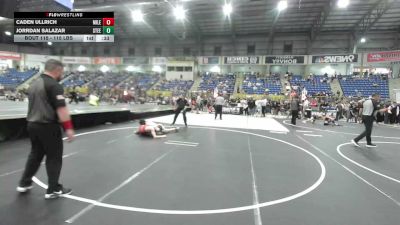 115 lbs 3rd Place - Caden Ullrich, Mile High WC vs Jorrdan Salazar, Steel City Reloaded WC