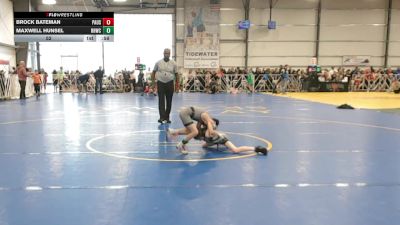 52 lbs Round 3 - 12:00pm Friday - Brock Bateman, PA USA vs Maxwell Hunsel, Rough House W.C., CA
