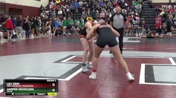 155 lbs Round 2 - Harper Nicholson, Solon vs Lily Heim, West Delaware, Manchester