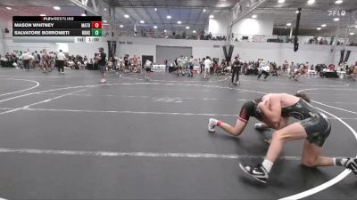 132 lbs Round 3 (6 Team) - Mason Whitney, Mat Assassins Black vs Salvatore Borrometi, RedNose