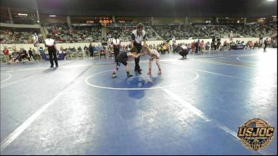 52 lbs Consolation - Lane Pankaskie, Claremore Wrestling Club vs Jackson Fernandez, Cotton County Wrestling Club