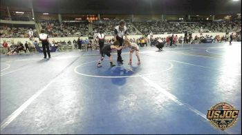 52 lbs Consolation - Lane Pankaskie, Claremore Wrestling Club vs Jackson Fernandez, Cotton County Wrestling Club