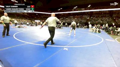 120 Class 4 lbs Champ. Round 1 - Riley Sumner, Lafayette (Wildwood) vs James Hagler-Young, Ritenour