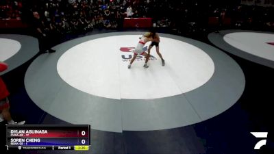 132 lbs Round 1 (16 Team) - Dylan Aguinaga, CVWA-GR vs Soren Cheng, REWA-GR