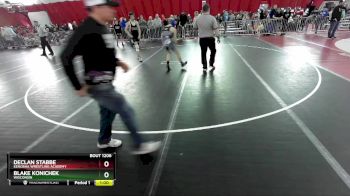 125 lbs Cons. Round 2 - Declan Stabbe, Kenosha Wrestling Academy vs Blake Konichek, Wisconsin