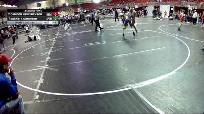 90 lbs 3rd Place Match - Beckett Johansen, St Paul Youth Wrestling vs Camdon Hendrickson, Hawks Wrestling Club (Lincoln)