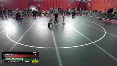 49 lbs Semifinal - Christopher Allen, Oconomowoc Wrestling Club vs Grady Bales, Wisconsin