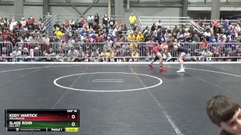 145 lbs Champ. Round 1 - Slade Rohr, Hill City vs Kody Wartick, Wellington