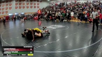 106 lbs Quarterfinal - Lucas Schulz, Brecksville-Broadview Hts. vs Jarreau Walker, Streetsboro