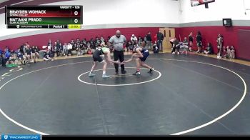 126 lbs Champ. Round 2 - Nat`aani Prado, SLAM Academy vs Brayden Womack, Spring Valley