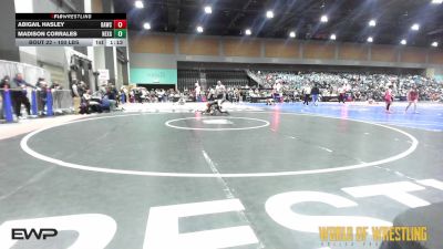 100 lbs Round Of 16 - Abigail Hasley, RAWC vs Madison Corrales, NexGen Regional Training Center