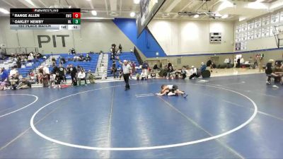60 lbs 1st Place Match - Oakley Newby, Westlake vs Range Allen, Wasatch Wrestling Club