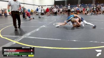 117 lbs Cons. Round 1 - Kenneth Macafee, Southern Wolves vs Bryce Nichols, Polar Bear Express