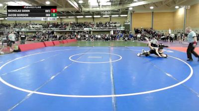 144 lbs Round Of 32 - Nicholas Genin, Newton South vs Jacob Gordon, South Windsor