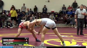165 lbs Semifinal - Roman Mendez, Fresno City College vs Isaiah Castro, Sierra College