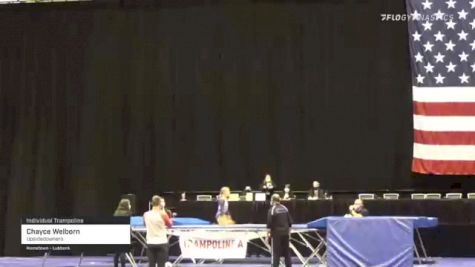 Chayce Welborn - Individual Trampoline, Upsidedowners - 2021 USA Gymnastics Championships