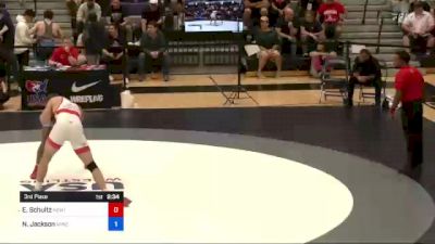 92 kg 3rd Place - Eric Schultz, Nebraska Wrestling Training Center vs Nathan Jackson, New York Athletic Club