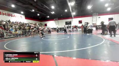106 lbs Cons. Round 3 - Caydin Chan, San Clemente vs Kelly Brown, West Torrance