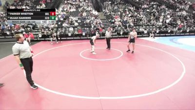 5A 150 lbs Cons. Round 2 - Elijah Sanders, Clearfield vs Parker Whetton, Box Elder