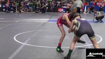80 lbs Champ. Round 1 - Brynn Wolken, Red Devil vs Harloe Younkin, Oakley Wrestling Club