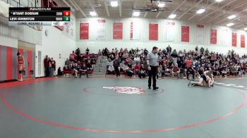 132 lbs Cons. Round 3 - Wyant Dobran, Conneaut vs Levi Johnston, Woodridge