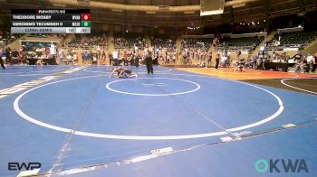 49 lbs Consolation - Theodore Mosby, Wyandotte Youth Wrestling vs Geronimo Tecumseh II, Mojo Grappling Academy