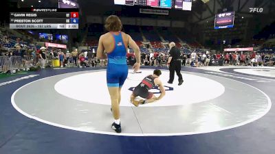 157 lbs Champ. Rd Of 32 - Gavin Regis, UT vs Preston Scott, OK