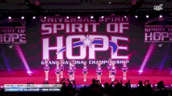 Cheeriffic Allstars - Mini Storm [2026 L1 Mini - D2 Day 1] 2026 Spirit of Hope Grand Nationals