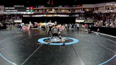 5A 114 lbs Cons. Round 1 - Jared Thomas, Organ Mountain vs Jose Chavez, Hobbs