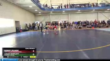 149 lbs Cons. Round 3 - Robert Zelinski, King`s College (Pennsylvania) vs Logan Bartlett, Lycoming College