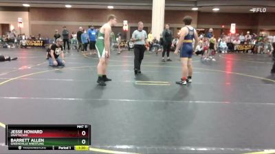 195 lbs Round 1 - Barrett Allen, Greeneville Wrestling vs Jesse Howard, Unattached