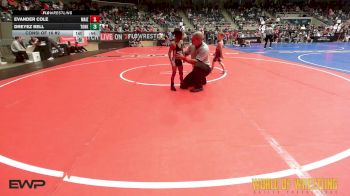 46 lbs Consi Of 16 #2 - Evander Cole, Maize Wrestling Club vs Dreyez Bell, Team Of Hard Knox