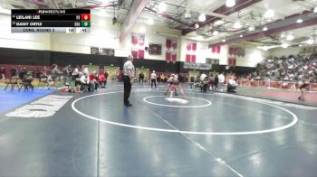 125 lbs Cons. Round 3 - Leilani Lee, Palm Springs vs Daisy Ortiz, Santiago/GG