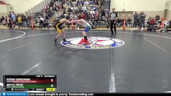 120 lbs Champ. Round 1 - Ayden Skrivanek, Lake Superior Wrestling Academ vs Bryce Mead, New London Spicer