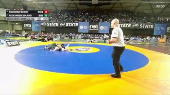 Boys 3A 138 lbs Cons. Round 3 - Solomon Bailey, River Ridge vs Alexander Solano, Mount Vernon