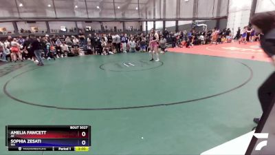 145 lbs Champ. Round 1 - Amelia Fawcett, AK vs Sophia Zesati, WA