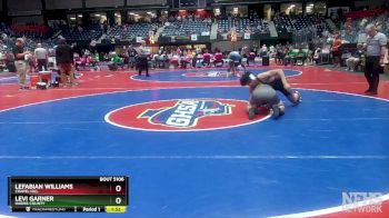 5A-215 lbs Quarterfinal - Levi Garner, Harris County vs LeFabian Williams, Chapel Hill