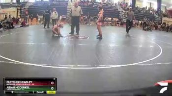 70 lbs Round 2 (8 Team) - Fletcher Headley, Backyard Brawlers Black vs Aidan McCorkel, The Other Guys