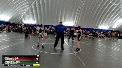 80 lbs Round 7 (8 Team) - Kaleb Pollock, Dayton Bandits vs Collan Lloyd, Olmsted Falls